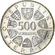 Austria, 500 Schilling, 1981, Silver, MS(63), KM:2951