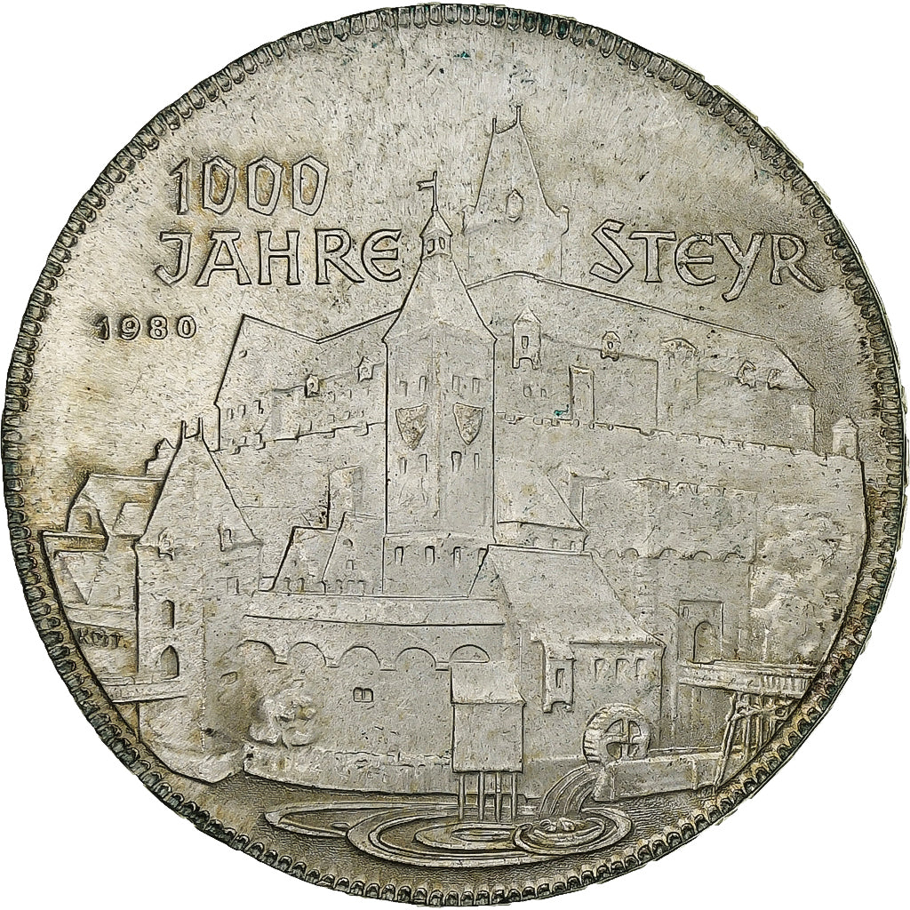 Österreich, 500 Schilling, 1980, Silber, UNZ, KM:2947