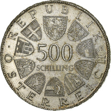 Austria, 500 Schilling, 1980, Vienna, Silver, MS(63), KM:2948