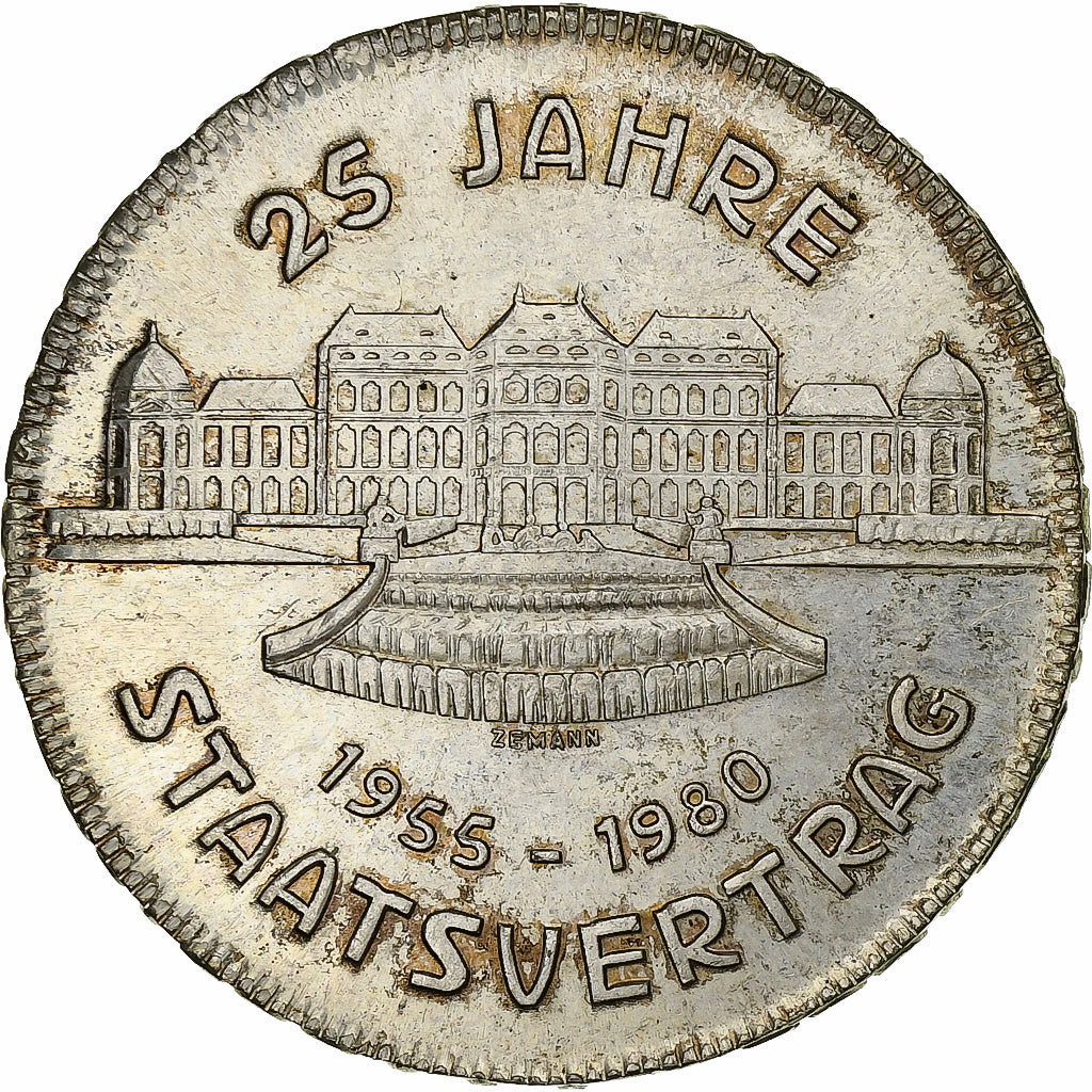 Austria, 500 Schilling, 1980, Vienna, Silver, MS(63), KM:2948