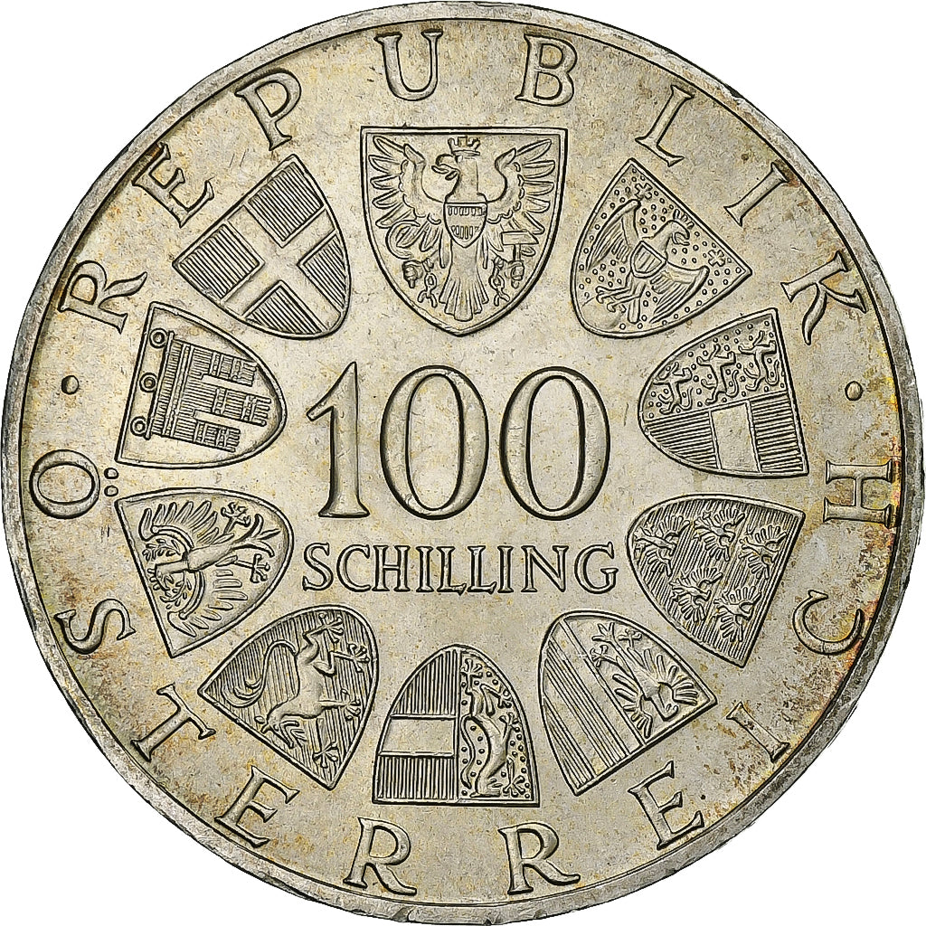 Austria, 100 Schilling, 1979, Silver, MS(60-62), KM:2945
