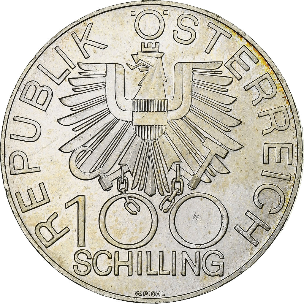 Austria, 100 Schilling, 1979, Silver, MS(60-62), KM:2942
