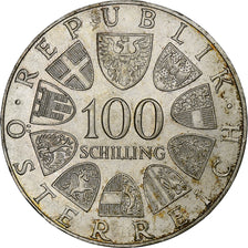 Austria, 100 Schilling, 1977, Silver, AU(55-58), KM:2934