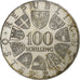 Austria, 100 Schilling, 1977, Silver, AU(55-58), KM:2934