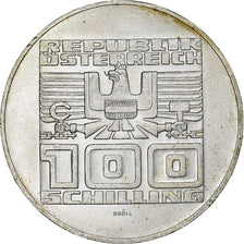 Austria, 100 Schilling, 1977, Argento, BB+, KM:2935