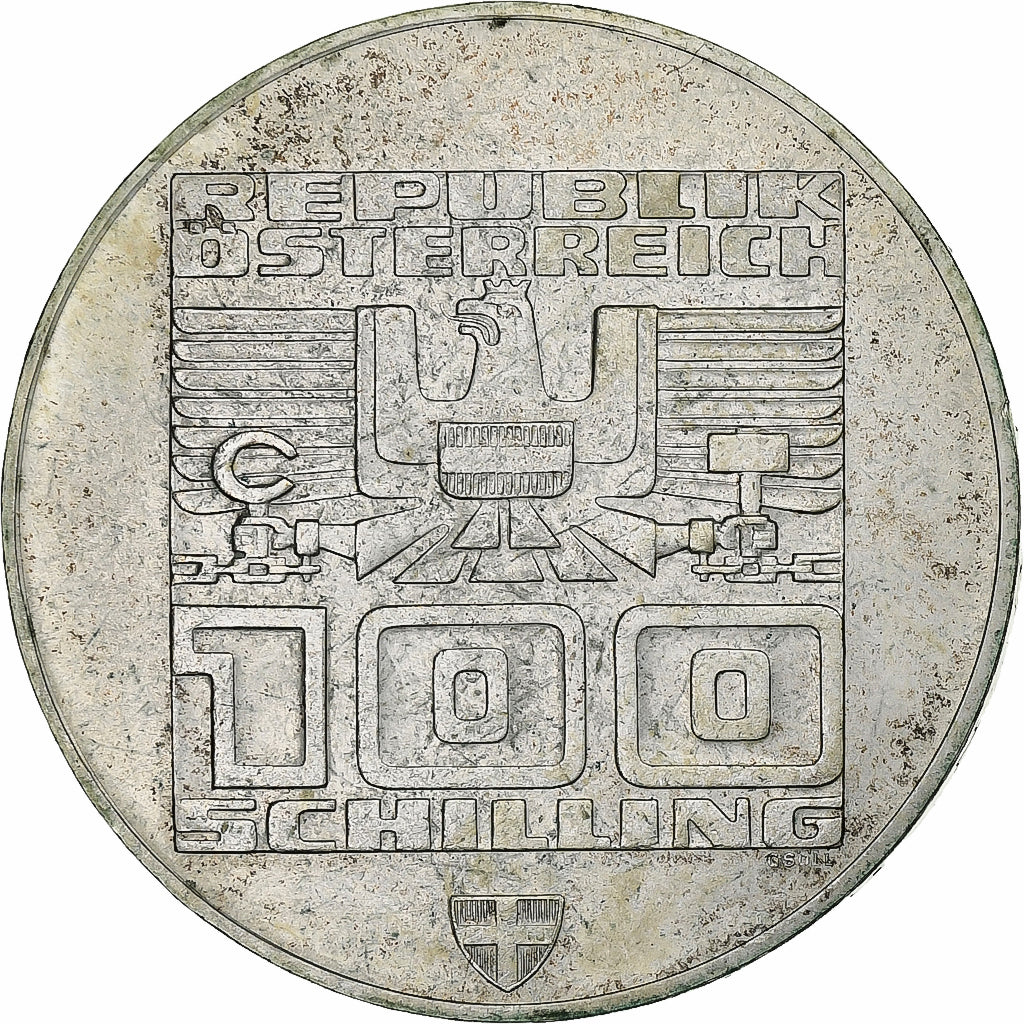 Austria, 100 Schilling, 1976, Vienna, Silver, AU(55-58), KM:2928