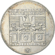 Austria, 100 Schilling, 1976, Hall, Silver, MS(60-62), KM:2927
