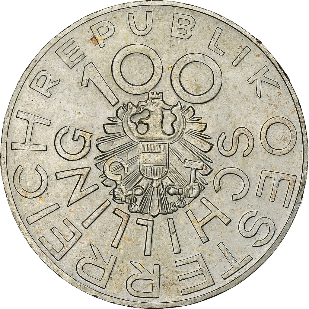 Austria, 100 Schilling, 1976, Argento, SPL-, KM:2932