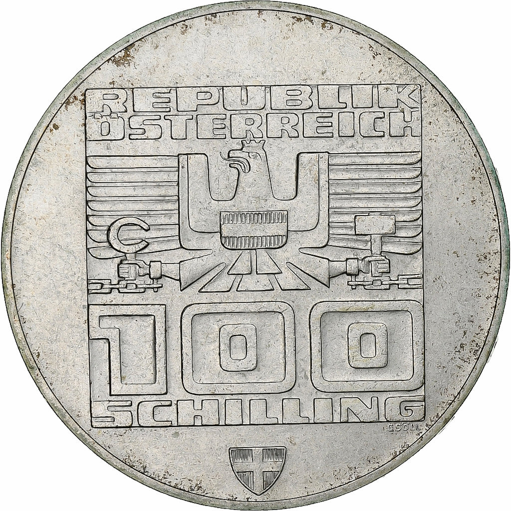 Austria, 100 Schilling, 1976, Vienna, Silver, MS(60-62), KM:2927