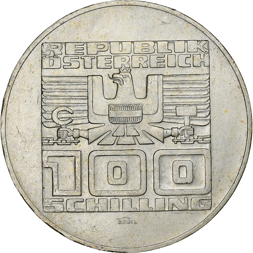 Austria, 100 Schilling, 1976, Silver, MS(60-62), KM:2931