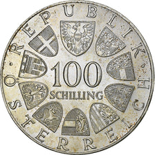 Austria, 100 Schilling, 1976, Silver, MS(63), KM:2926