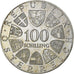 Austria, 100 Schilling, 1976, Silver, MS(63), KM:2926