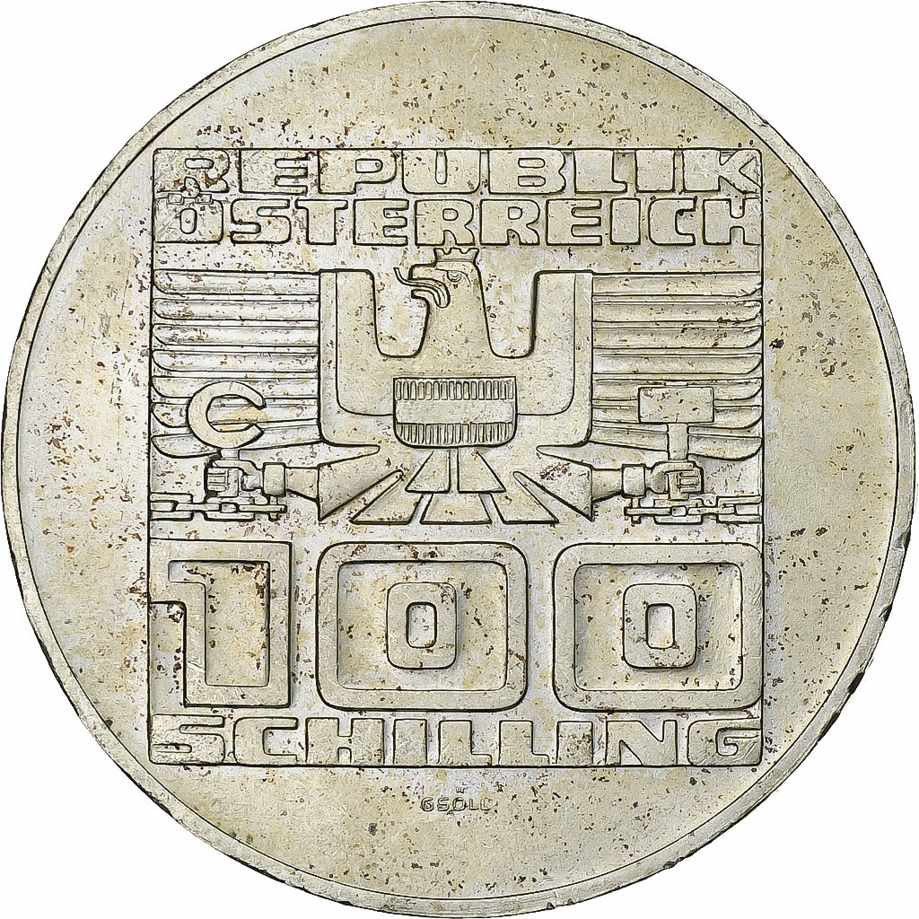 Austria, 100 Schilling, 1975, Silver, MS(60-62), KM:2924