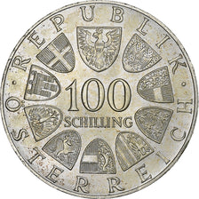 Austria, 100 Schilling, 1975, Silver, MS(60-62), KM:2923