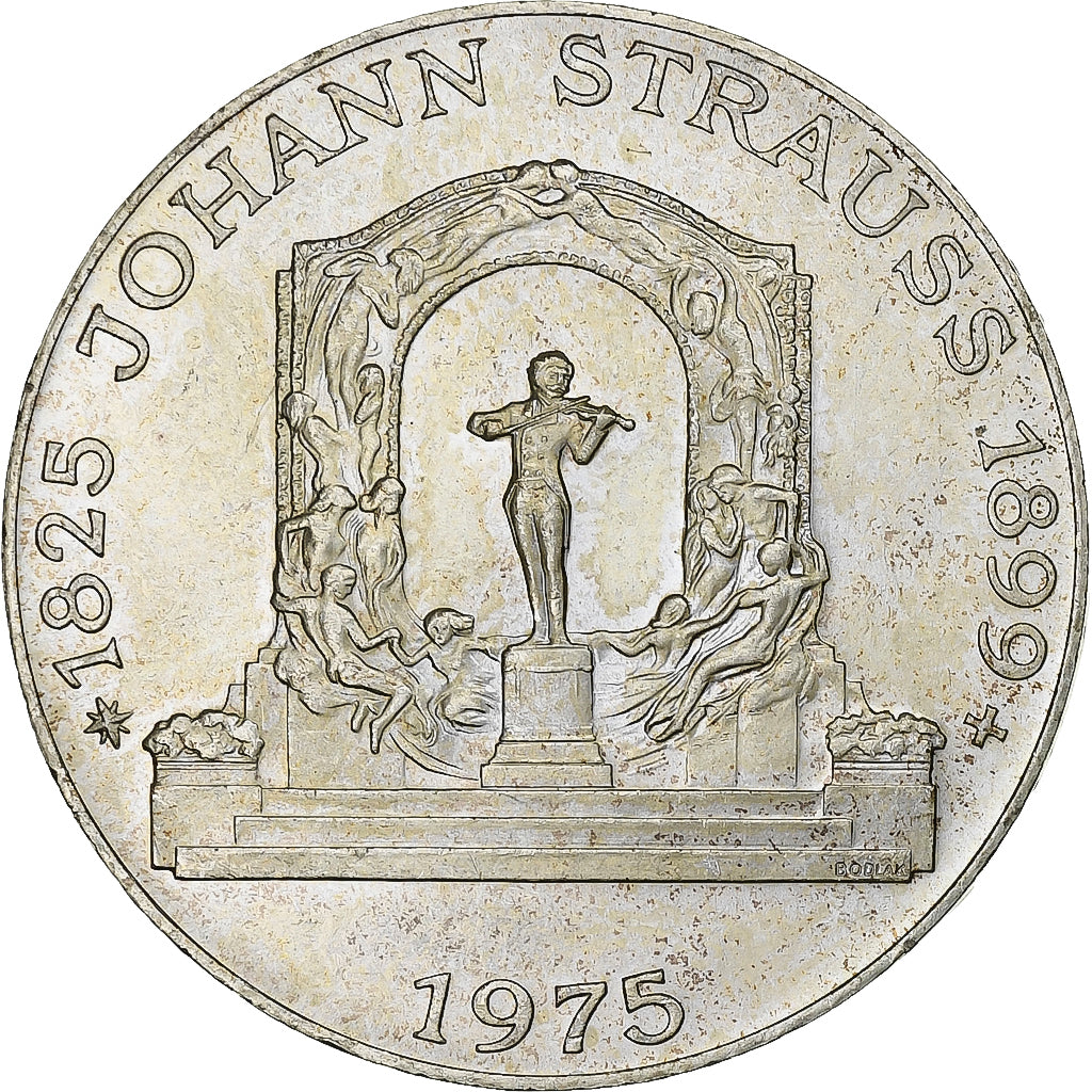 Austria, 100 Schilling, 1975, Silver, MS(60-62), KM:2923