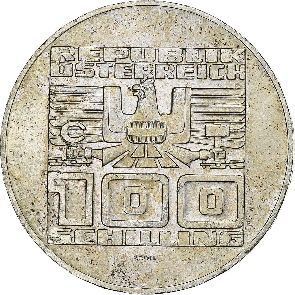 Austria, 100 Schilling, 1975, Vienna, Silver, AU(55-58), KM:2925