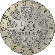 Austria, 50 Schilling, 1974, Silver, MS(60-62), KM:2919