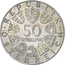 Austria, 50 Schilling, 1974, Silver, AU(55-58), KM:2922