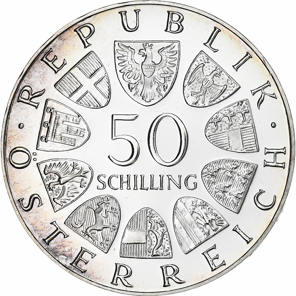 Austria, 50 Schilling, 1973, Vienna, Silver, MS(63), KM:2916