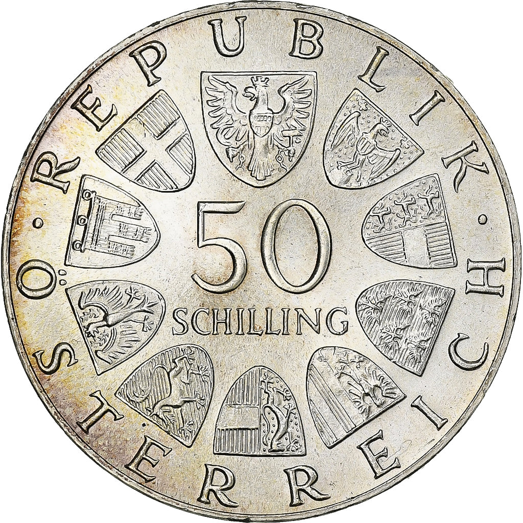 Austria, 50 Schilling, 1973, Argento, SPL, KM:2917