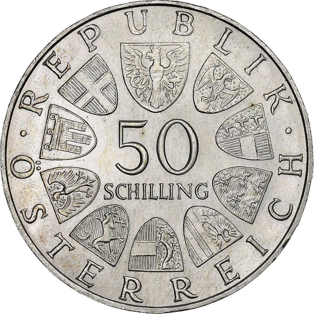 Austria, 50 Schilling, 1972, Argento, SPL, KM:2913