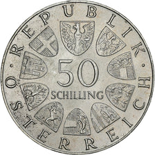 Austria, 50 Schilling, 1972, Silver, MS(60-62), KM:2914