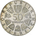 Austria, 50 Schilling, 1971, Silver, AU(55-58), KM:2911