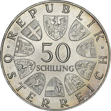 Österreich, 50 Schilling, 1970, Silber, UNZ, KM:2908