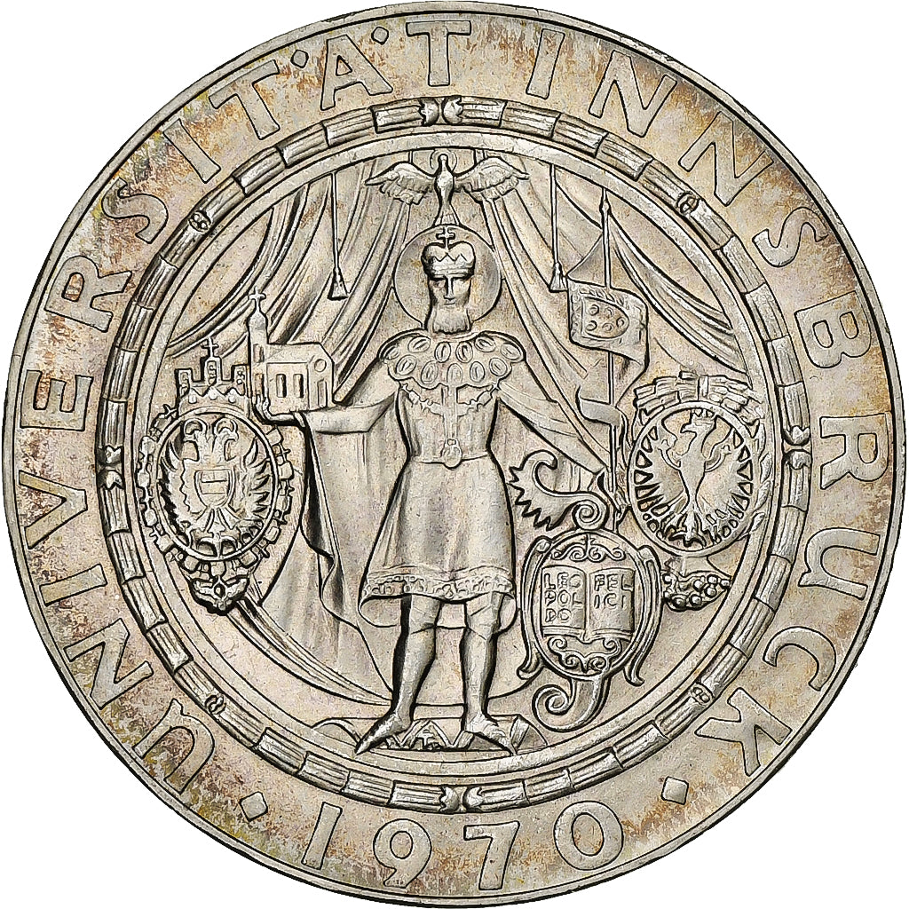 Österreich, 50 Schilling, 1970, Silber, UNZ, KM:2908