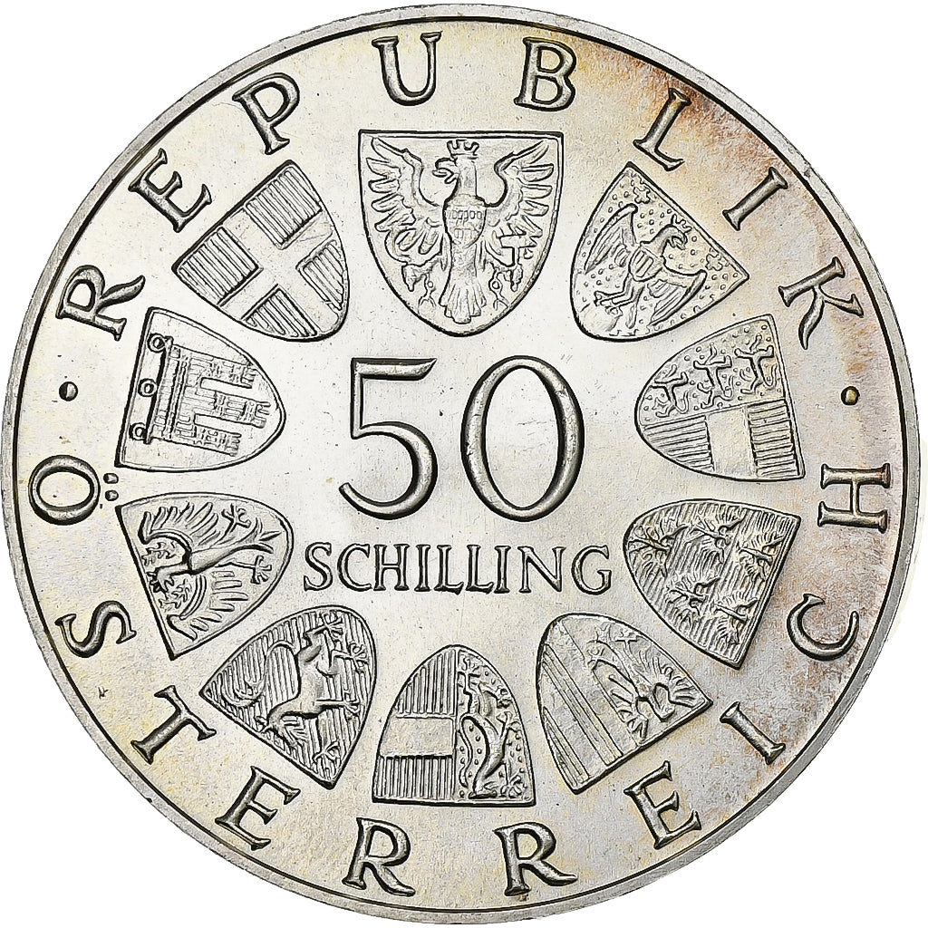Austria, 50 Schilling, 1969, Argento, SPL+, KM:2906