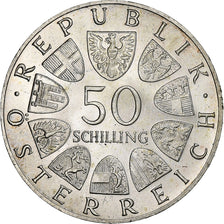 Oostenrijk, 50 Schilling, 1967, Zilver, UNC-, KM:2902