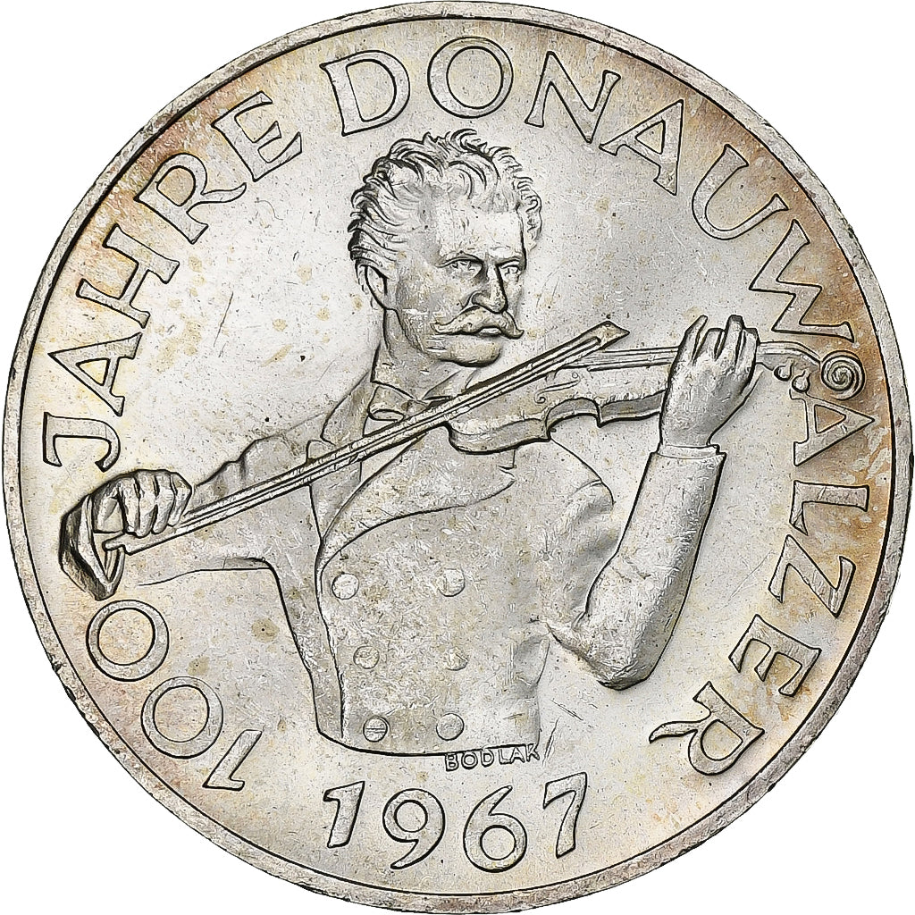 Austria, 50 Schilling, 1967, Plata, SC, KM:2902