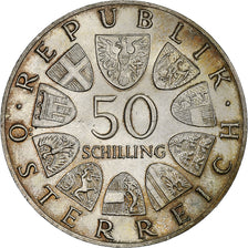 Austria, 50 Schilling, 1966, Silver, AU(55-58), KM:2900