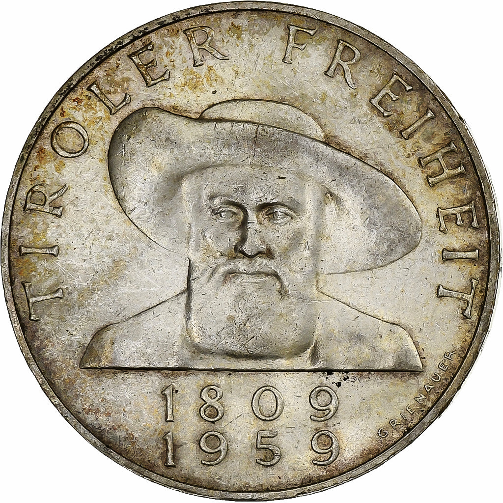 Österreich, 50 Schilling, 1959, Silber, VZ, KM:2888
