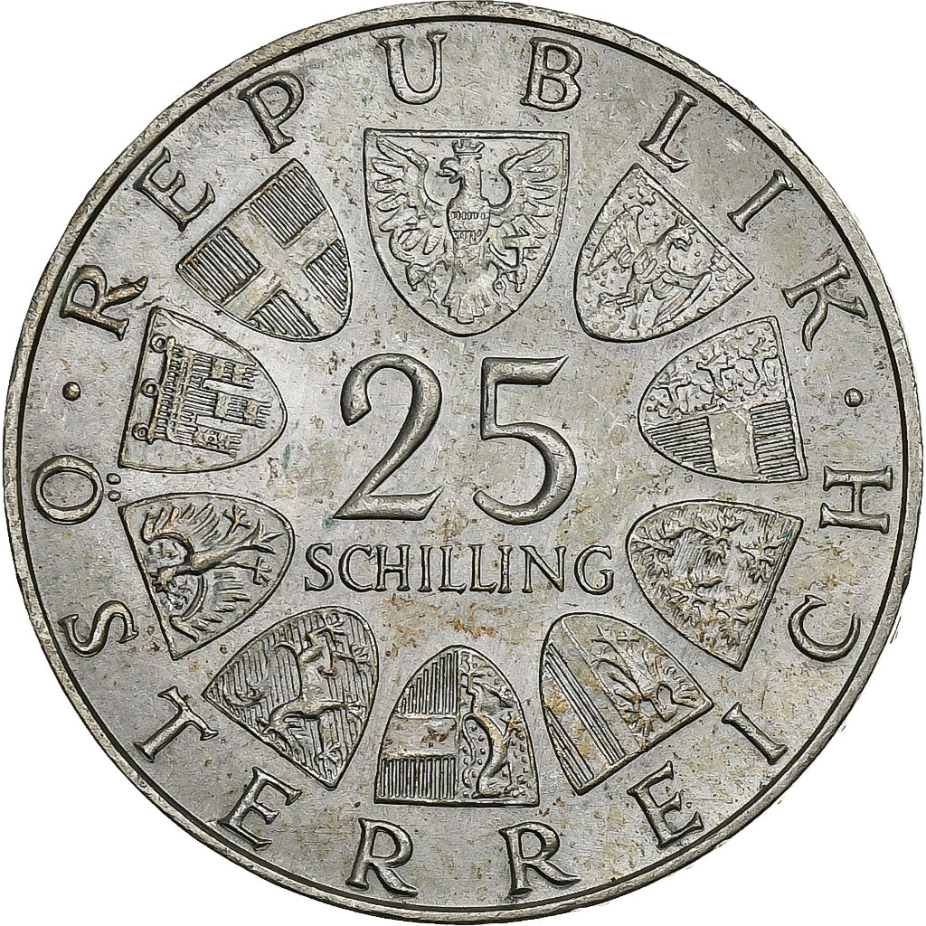 Austria, 25 Schilling, 1972, Silver, MS(60-62), KM:2912