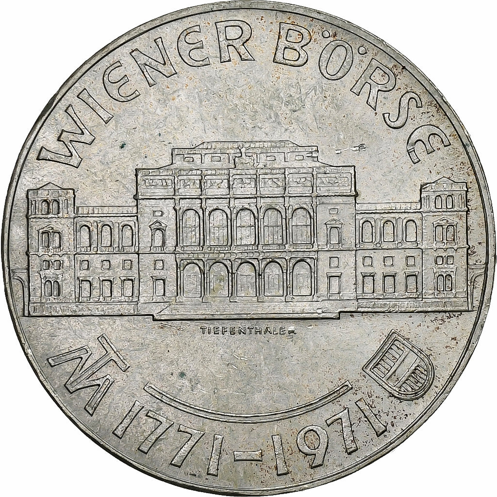 Áustria, 25 Schilling, 1971, Prata, AU(55-58), KM:2910