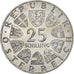 Áustria, 25 Schilling, 1970, Prata, MS(64), KM:2907