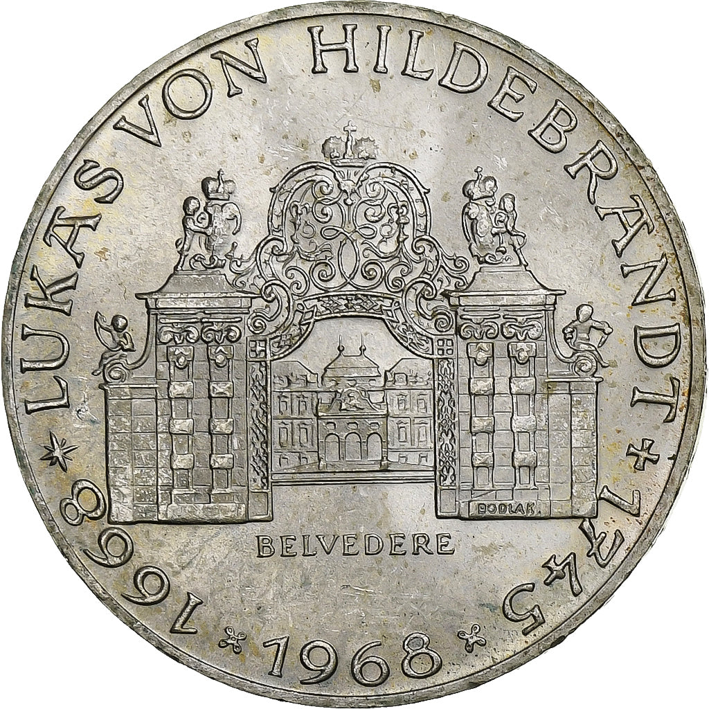 Austria, 25 Schilling, 1968, Argento, SPL, KM:2903