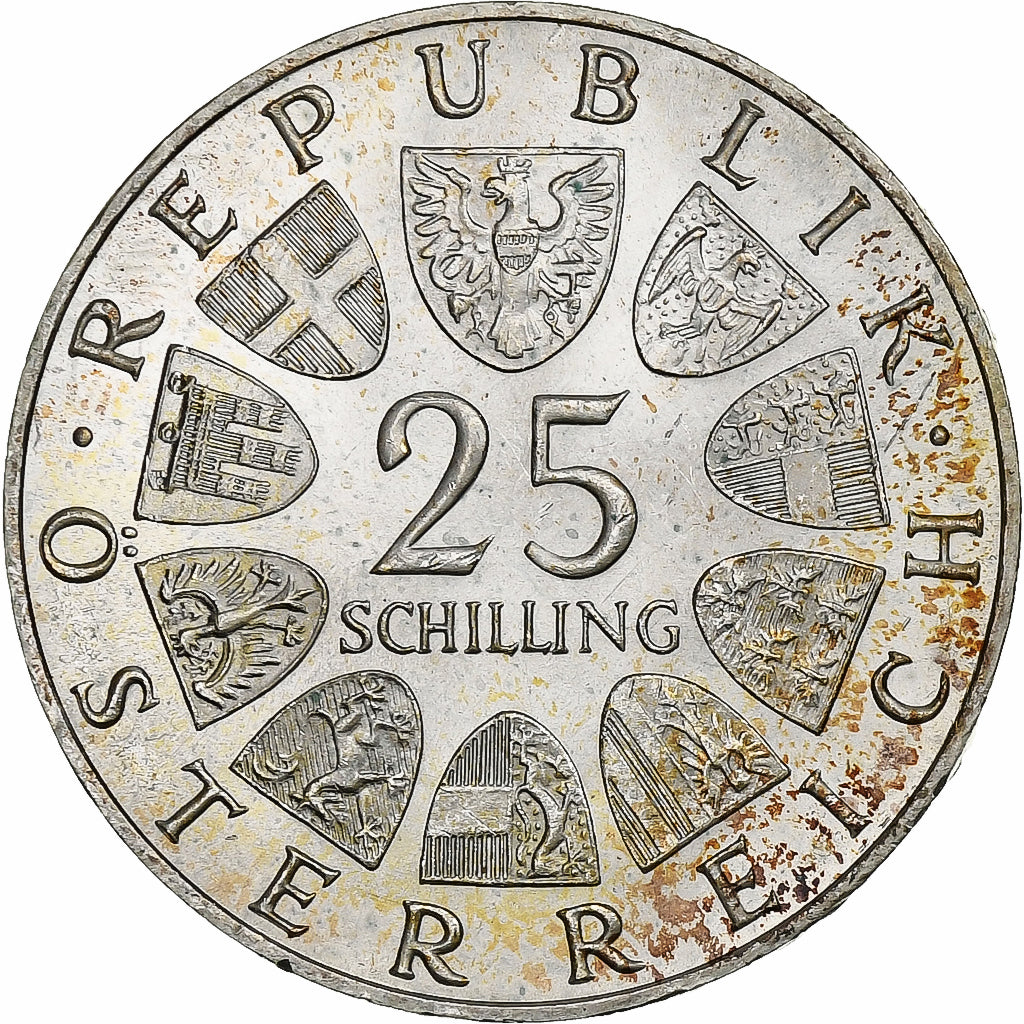 Austria, 25 Schilling, 1966, Silver, MS(63), KM:2899