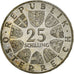 Austria, 25 Schilling, 1964, Argento, SPL, KM:2895.1