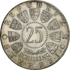 Österreich, 25 Schilling, 1962, Silber, SS, KM:2892
