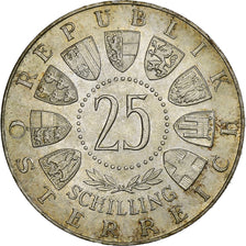 Austria, 25 Schilling, 1961, Silver, AU(50-53), KM:2891