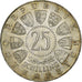 Austria, 25 Schilling, 1961, Silver, AU(50-53), KM:2891