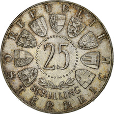 Austria, 25 Schilling, 1960, Silver, AU(55-58), KM:2890