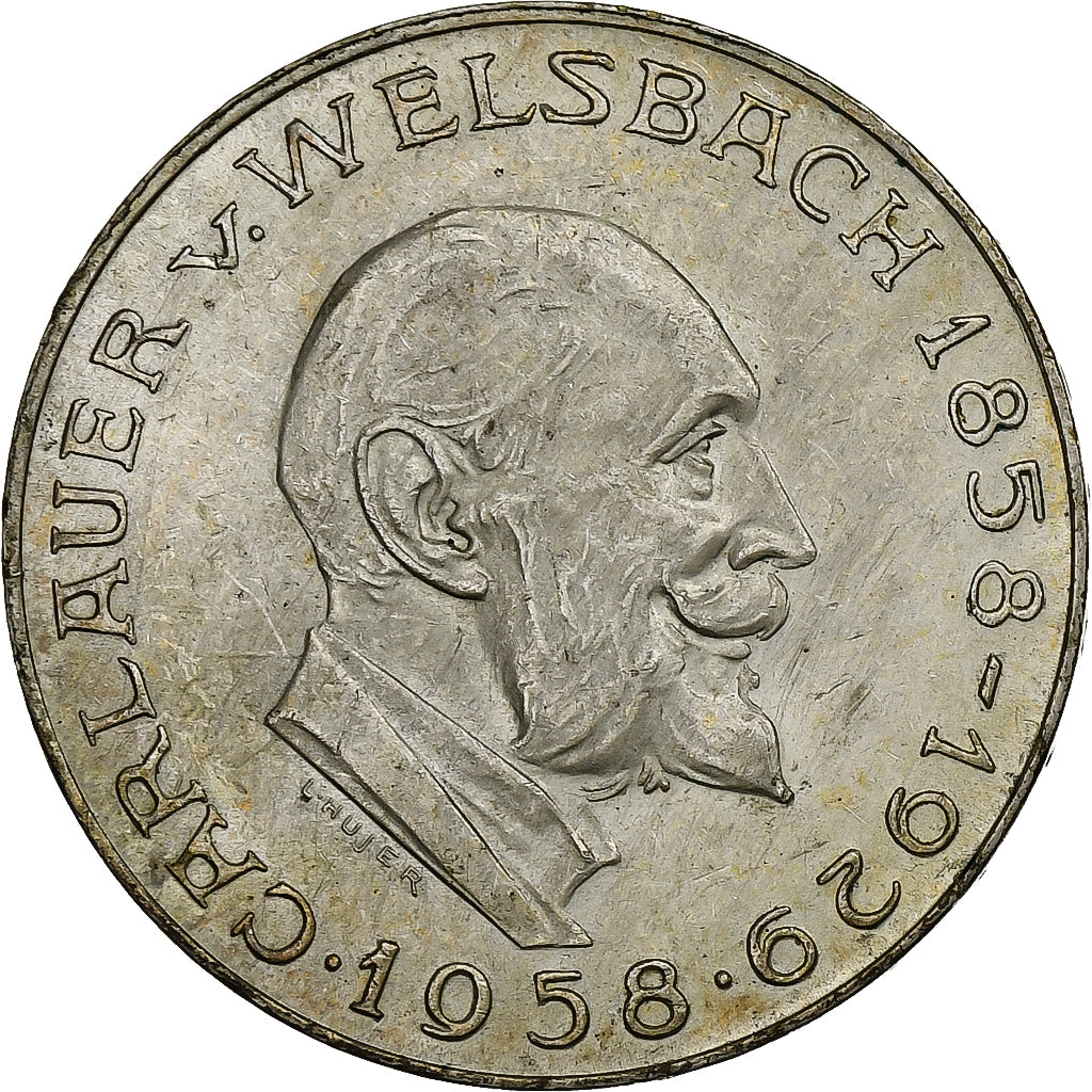 Austria, 25 Schilling, 1958, Argento, SPL-, KM:2884