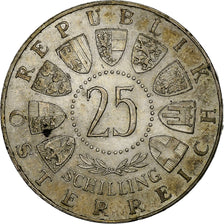 Austria, 25 Schilling, 1957, Silver, AU(55-58), KM:2883