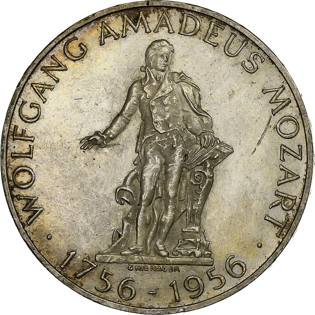 Austria, 25 Schilling, 1956, Argento, BB+, KM:2881