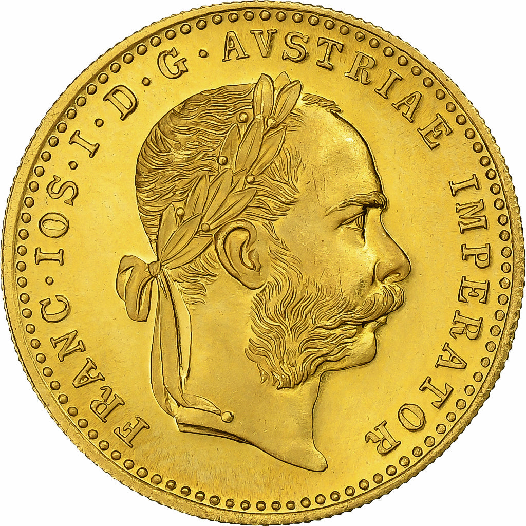 Austria, Franz Joseph I, Ducat, 1915, Vienna, Restrike, Gold, MS(64)