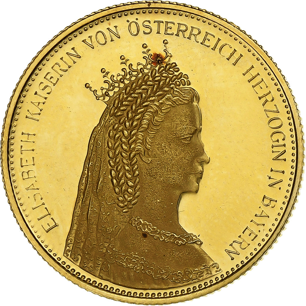 Austria, medaglia, Elisabeth Kaiserin, Oro, SPL+