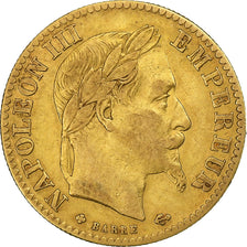 Francia, 10 Francs, Napoléon III, 1866, Strasbourg, Oro, MBC, Gadoury:1015